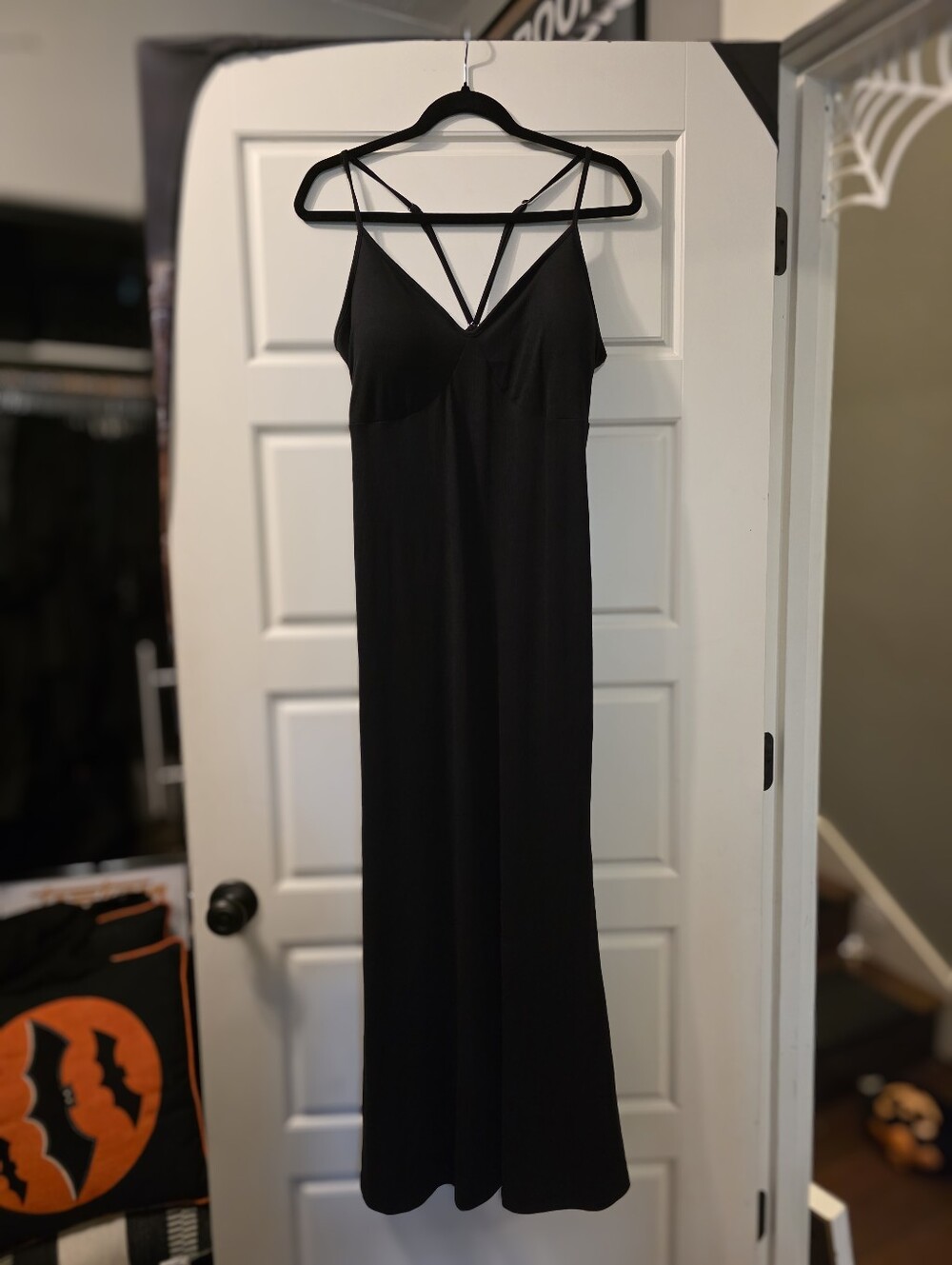 NWT Wild Fable Ribbed Black Maxi Dress
